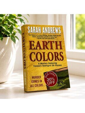 Earth Colors By Sarah Andrews Paperback Mystery Novel 2005 St. Martins Press